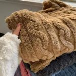Robe pull d'hiver longue manche en velours pour la maison - Occamarket