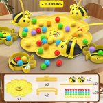 Jeu d’Abeilles Magnétique Éveil & Coordination (Jusqu'à 4 Joueurs) - Occamarket