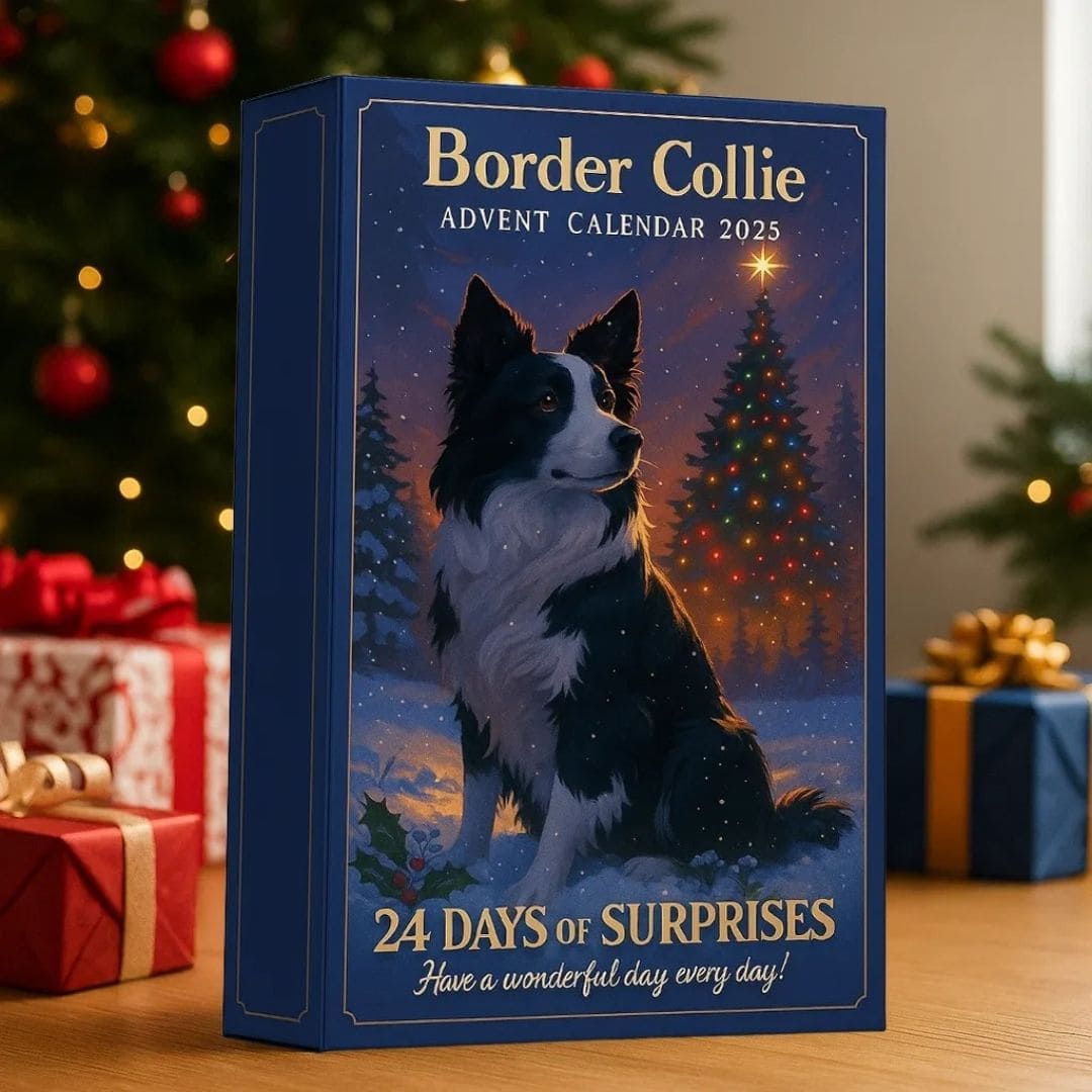 luxo7-33122-1 Calendrier de l'Avent 2025 Border Collie - Occamarket