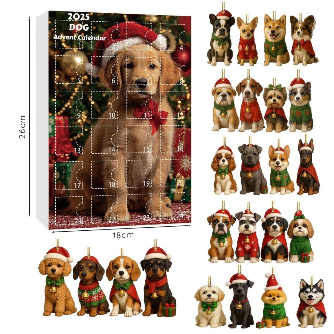 luxo7-33129-1 Calendrier de l'Avent 2025 Édition Spéciale Fan de Chiens - Occamarket