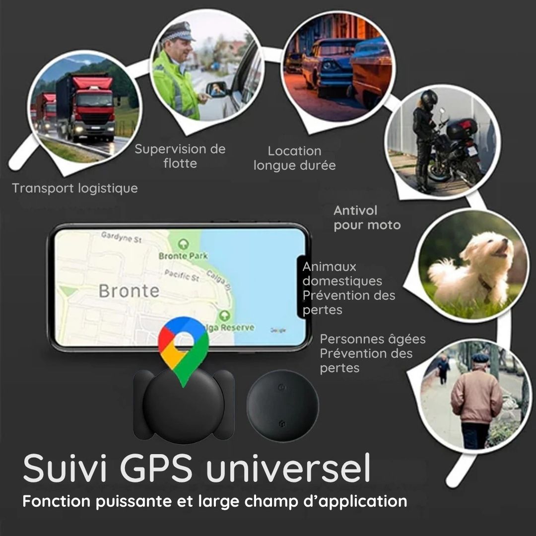 luxo7-33166-1 Traceur GPS intelligent pour localiser en temps reel vos objets (iOS & Android) - Occamarket