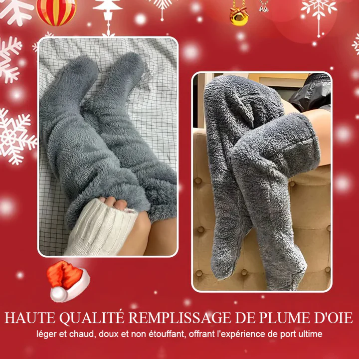 luxo7-33169-1 Snuggs - Chaussettes hautes en polaire veloutée - Occamarket