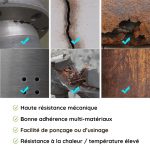 Adhésif puissant pour tous matériaux : fer, PVC, plastique - Occamarket