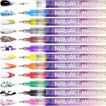 Set de 12 Stylos Nail Art - Occamarket