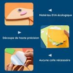 Kit de Stickers d’animaux en mousse (12 pcs) - Occamarket