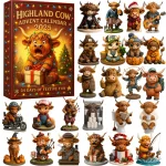 Highland Cow™ | Calendrier de l’Avent – Édition Artisanale Limitée - Occamarket
