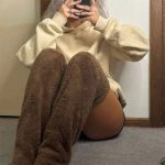 Chaussettes Montantes en Duvet d’Oie | Chaleur Et Douceur d’Hiver - Occamarket