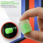 Bouchons de Valve de Pneu Lumineux Phosphorescent (Lot de 4) - Occamarket