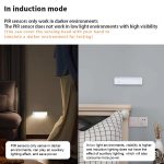 Lampe LED Rechargeable à Capteur Intelligent Magnétique - Occamarket