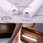 Lampe LED Rechargeable à Capteur Intelligent Magnétique - Occamarket