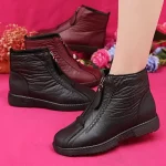 Bottines d’Hiver Antidérapantes en Cuir Naturel - Occamarket