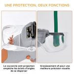 Coupe-ongles avec lumière LED et loupe pour animaux de compagnie - Occamarket