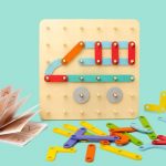Jeu Montessori en Bois – Puzzle Géométrique Créatif - Occamarket