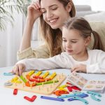 Jeu Montessori en Bois – Puzzle Géométrique Créatif - Occamarket