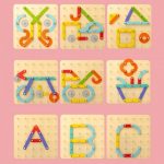 Jeu Montessori en Bois – Puzzle Géométrique Créatif - Occamarket