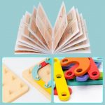 Jeu Montessori en Bois – Puzzle Géométrique Créatif - Occamarket