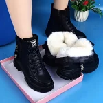 Bottines Hiver Cuir Chaud – Confort et Élégance - Occamarket
