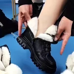 Bottines Hiver Cuir Chaud – Confort et Élégance - Occamarket