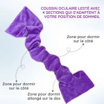 Masque de sommeil lesté et relaxant thermique - Occamarket