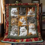 Koc Royal Cats™ – Couverture Douce & Réconfortante aux Chats Endormis - Occamarket
