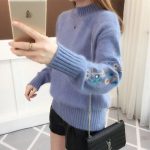Pull Épais en Cachemire Brodé – Douceur & Élégance Intemporelle - Occamarket