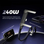 Câble chargeur invisible 2 en 1Charge ultra rapide - Occamarket