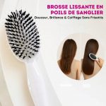 Brosse Lissante en Poils de Sanglier - Occamarket