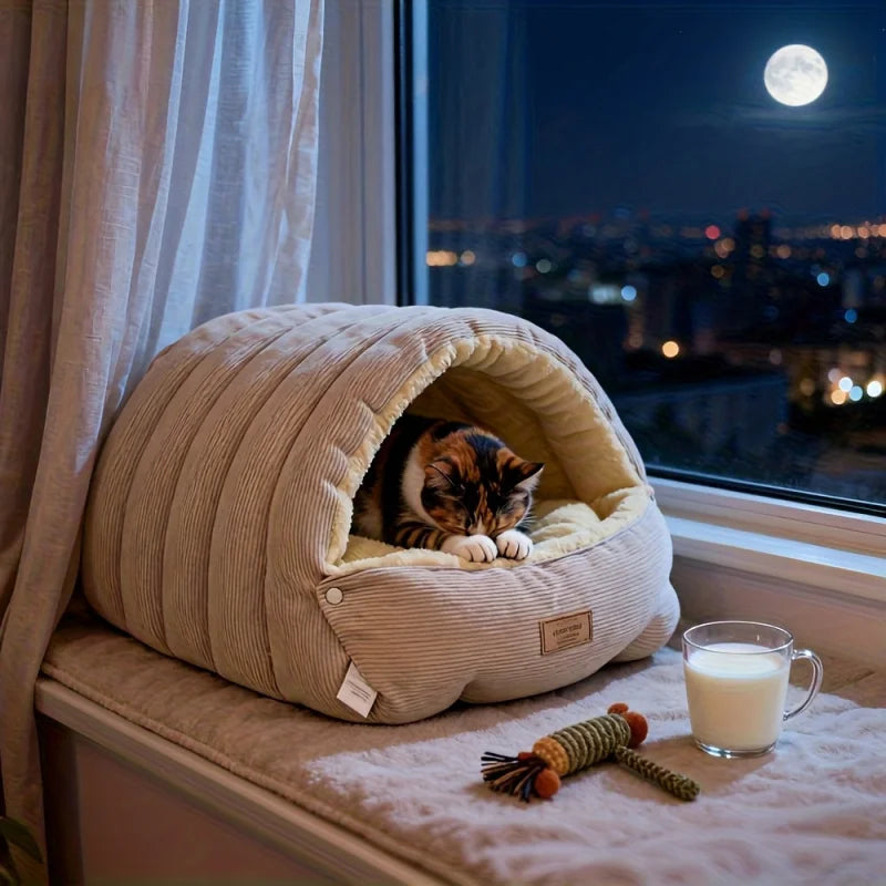 luxo7-35819-1 Comfy - Lit d’hiver ultra chaud pour chien et chat - Occamarket