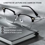 Lunettes de lecture progressives anti-lumière bleue - Occamarket