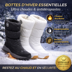 Bottes d’Hiver Femme Mi-Mollet – Chaudes & Antidérapante - Occamarket