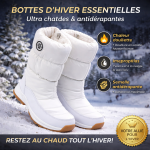 Bottes d’Hiver Femme Mi-Mollet – Chaudes & Antidérapante - Occamarket