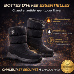 Bottes d’Hiver Femme Mi-Mollet – Chaudes & Antidérapante - Occamarket