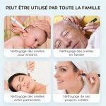 Nettoyeur d'oreille intelligent avec caméra - Occamarket