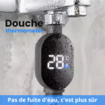 Aqualumo- Thermomètre de douche intelligent digital - Occamarket