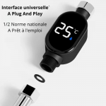 Aqualumo- Thermomètre de douche intelligent digital - Occamarket