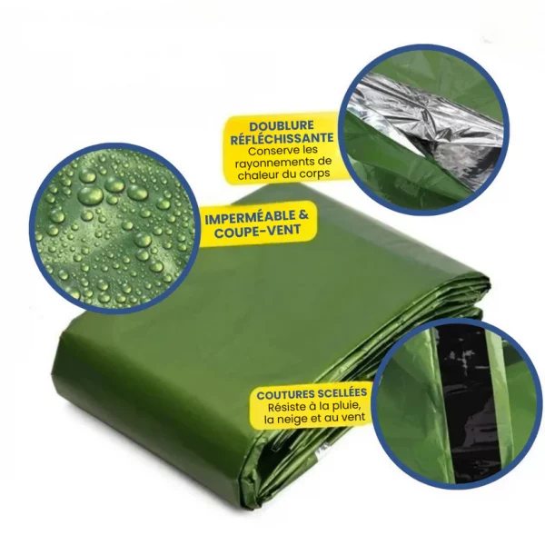 Sac de Bivouac – Sac de Couchage d’Urgence Compact - Occamarket
