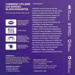 SOIELYSSE™ | Bandes Blanchissantes Violettes Sans Peroxyde (14 Bandes) - Occamarket
