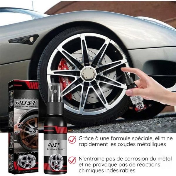 Spray dérouillant et protecteur de rouille - Idéal pour voiture et toutes surfaces métalliques - Occamarket