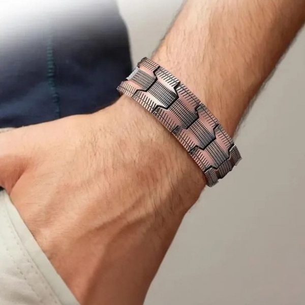 Bracelet magnétique en cuivre harmonisant et revitalisant - Occamarket