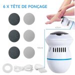 Râpe électrique de pédicure anti callosités - Occamarket