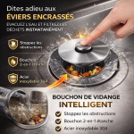 Bouchon de Vidange Intelligent avec Filtre Anti-Bouchage - Occamarket