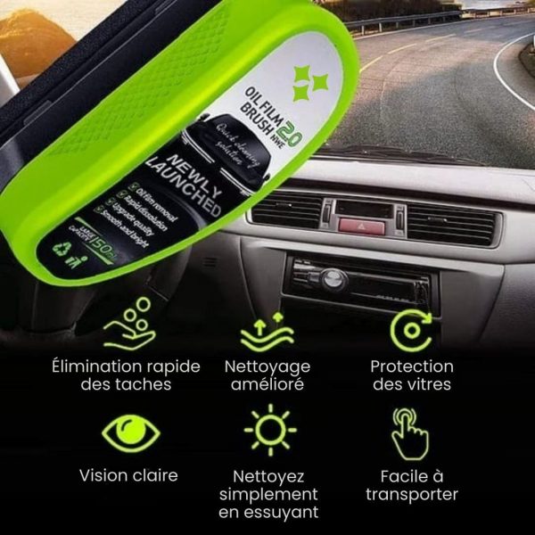 Nettoyeur imperméabilisant double face pour vitres et pare-brises - Occamarket