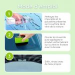 Nettoyeur imperméabilisant double face pour vitres et pare-brises - Occamarket