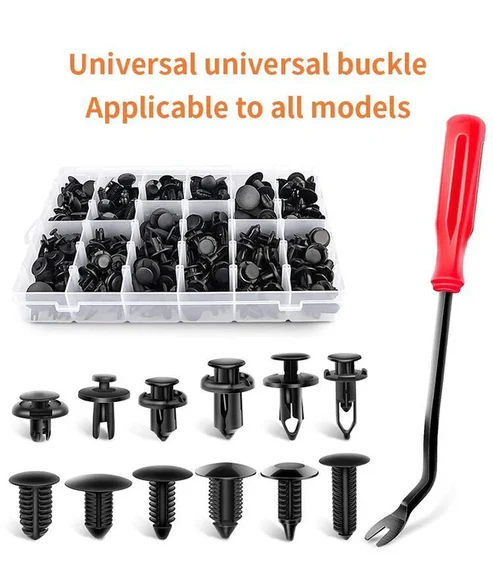 100 Clips de Fixation Universels – La Solution Rapide pour Réparer Votre Voiture - Occamarket