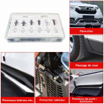 100 Clips de Fixation Universels – La Solution Rapide pour Réparer Votre Voiture - Occamarket