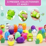 Pack de 12 oeufs de Pâques avec mini figurines mignonnes - Occamarket