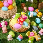 Pack de 12 oeufs de Pâques avec mini figurines mignonnes - Occamarket