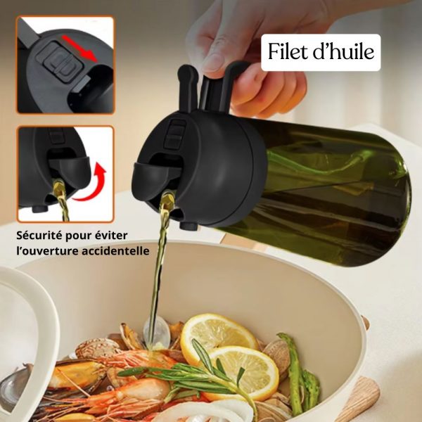 ChefSpray - Spray d’huile 2en1 pour assaisonner et cuisiner facilement - Occamarket