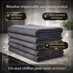 Lot de 5 Chiffons Nanofibre Haute Performance – Brillance Parfaite Sans Effort - Occamarket
