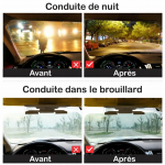 Pare-Soleil Anti-Éblouissement Voiture – Vision Claire Jour & Nuit - Occamarket